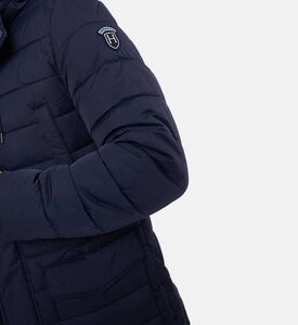 Hackett London Puffy Long-sleeve Hooded Jacket, Model View