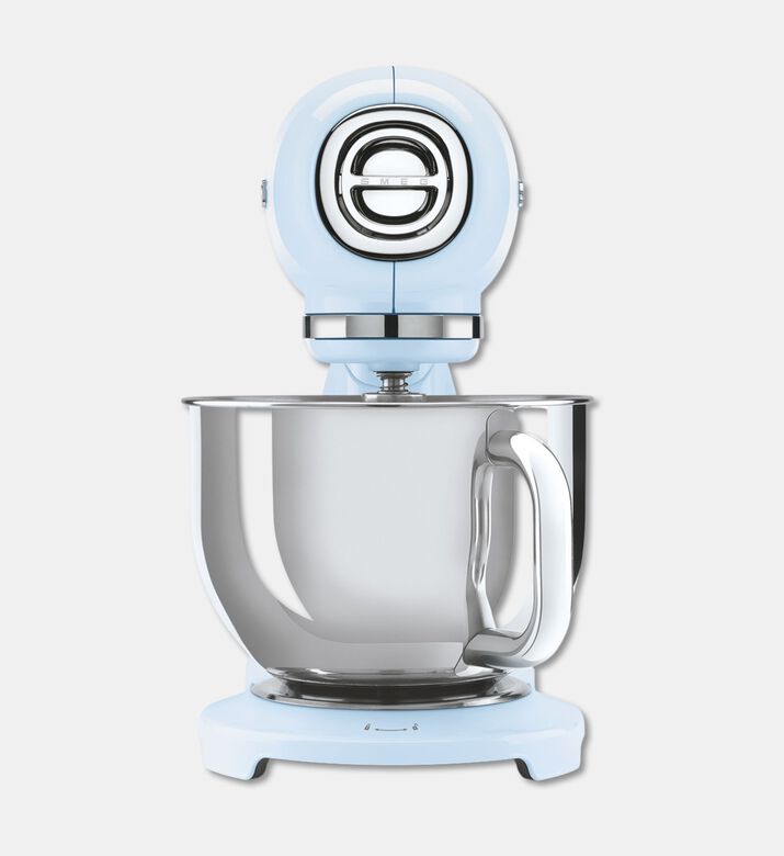 Smeg Side Handle Stand Mixer, Blue, Packshot View