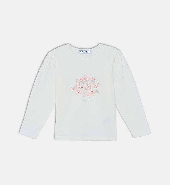 Paris Map-print T-shirt