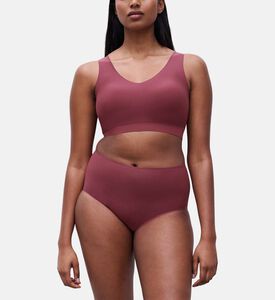 Chantelle Bra, Burgundy, Xl-xxl, Model View