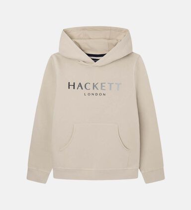 Cotton Brushed Fleece Logo Hoody