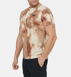 تيشيرت مموه بطبوعة على كامله