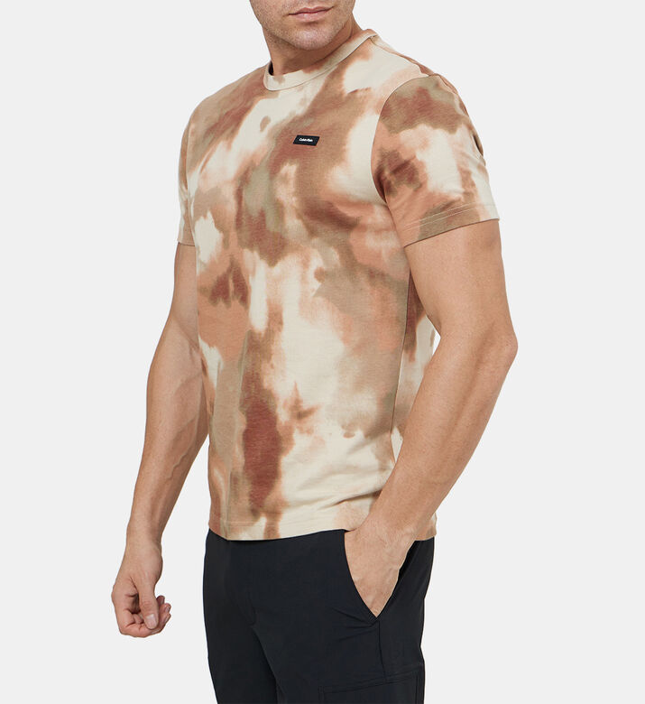 تيشيرت مموه بطبوعة على كامله