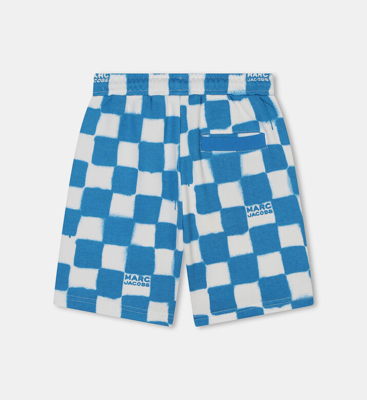 Cotton Check-print Bermuda Shorts