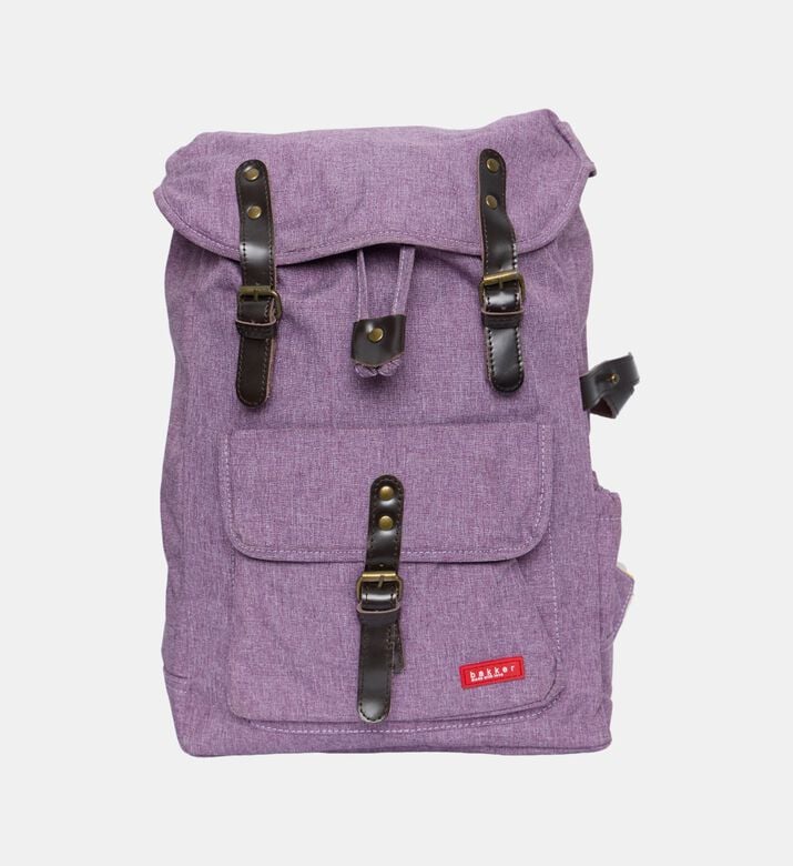 Hurray Canvas Flap Backpack