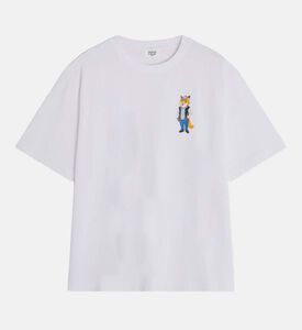 تيشيرت فضفاض بأكمام قصيرة