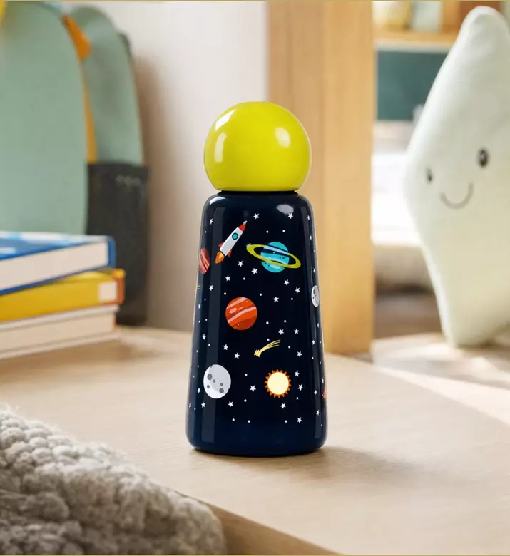 Lund London Skittle Planets Water Bottle, Model View