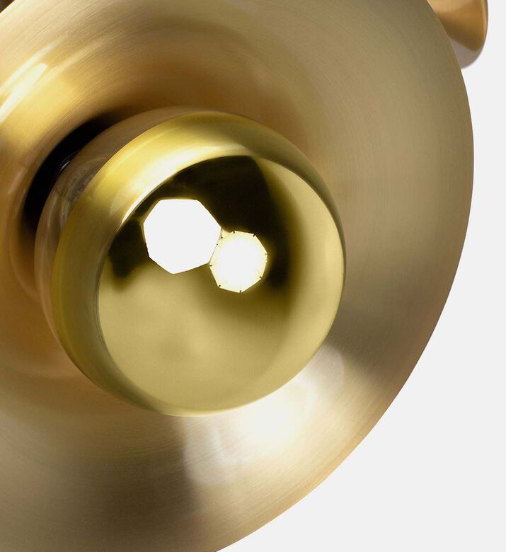 Versmissen Jazz Brass 6-bulb Lamp, Yellow, Packshot View