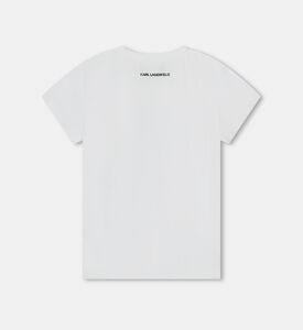 تيشيرت عضوي بأحجار الراين للبنات