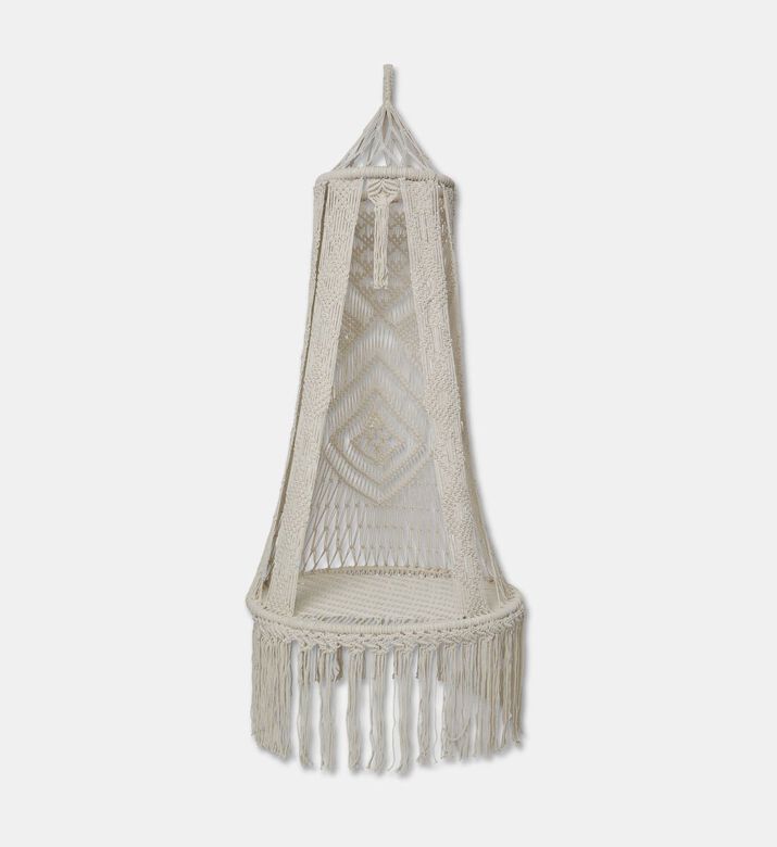 Home Deco and More Luna Natural Cotton Cord Swing, Packshot View