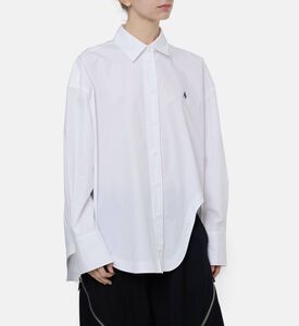 The Attico Logo-embroidery Long-sleeve Shirt, Model View