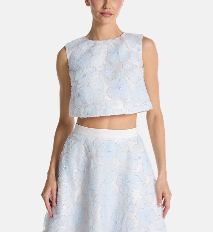 Savanna Top, Blue, Xl, Model View