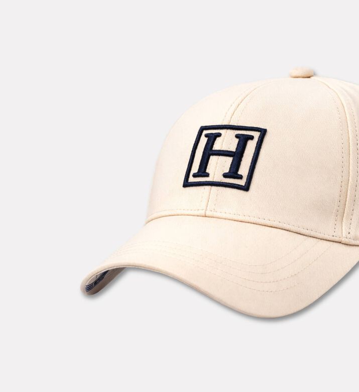 Hackett London Logo-embroidery Cap, Off-white, Packshot View
