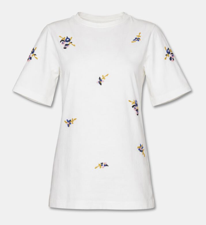 Beatrice B Embroidered Short-sleeve T-shirt, Packshot View