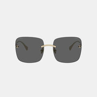 Rimless Square-shape Sunglasses 56