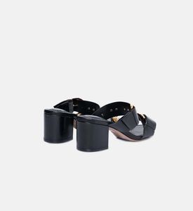 صندل جلد بكعب