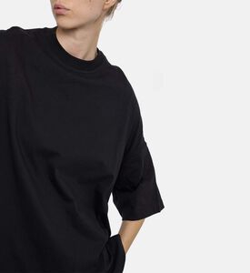 Plan C Wide Short-sleeve Regular-fit T-shirt, Black, L, Model View
