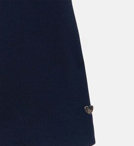 Embroidered Ruffle Collar Dress