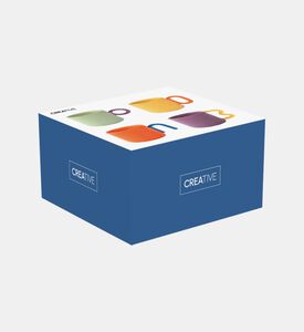 صندوق هدايا أكواب بورسلين ملونة