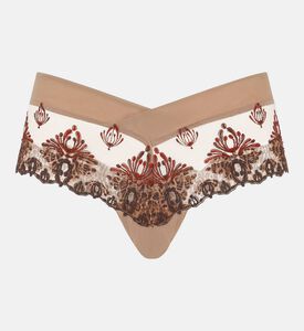 سروال داخلي بنمط شورت مطرز