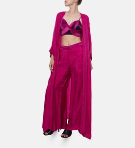 Niluu Pleats-detail Wide-leg Pants, Model View