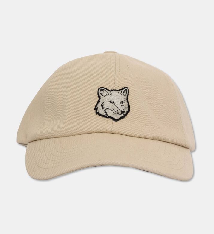 Maison Kitsune Cursive Logo Embroidery Adjustable Camper Hat, Packshot View