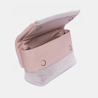 Twister Leather Crystal Top Handle Bag