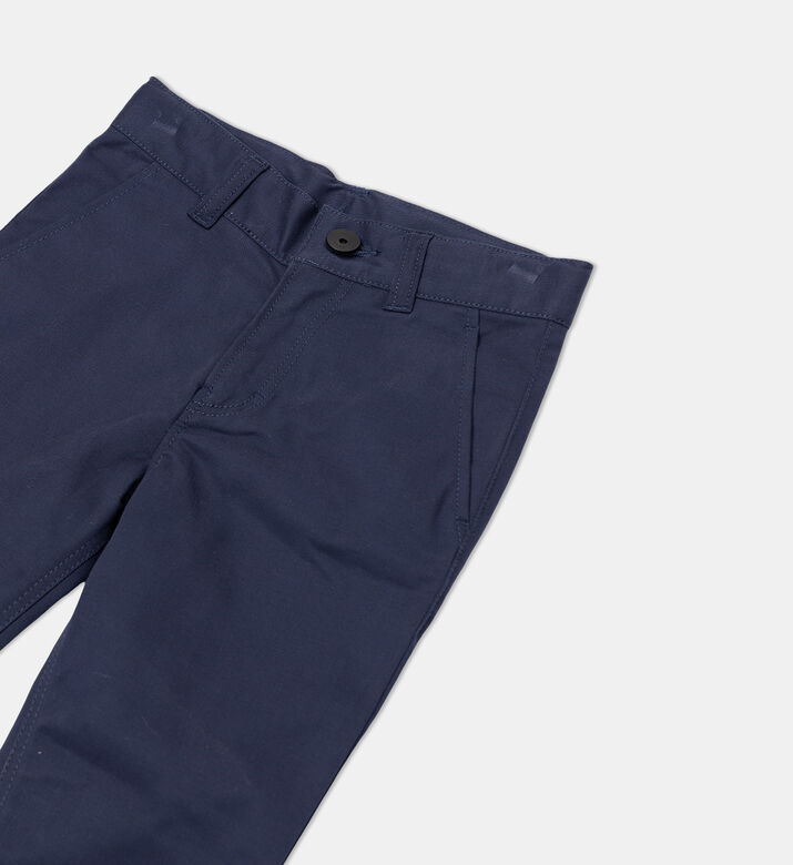 Adjustable Elastic Waistband Slim-fit Pants