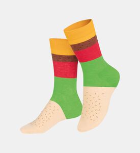 Cheese Burger-inspired Socks