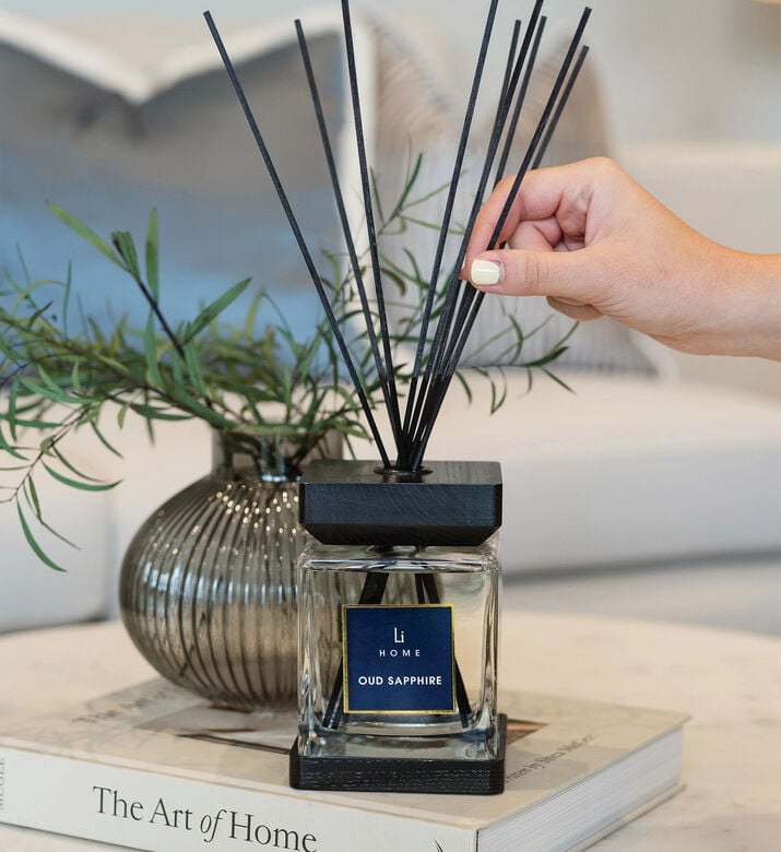 Home Life Style Diffuser Square Reed Oud, Clear, 250-ml, Packshot View