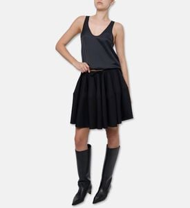 Viktor and Rolf Pleated Flared Mini Skirt, Model View