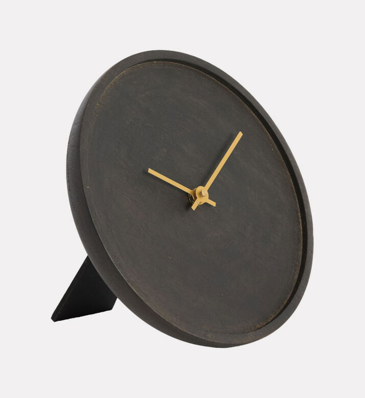 Light and Living Veti Round Desk Clock, Packshot View