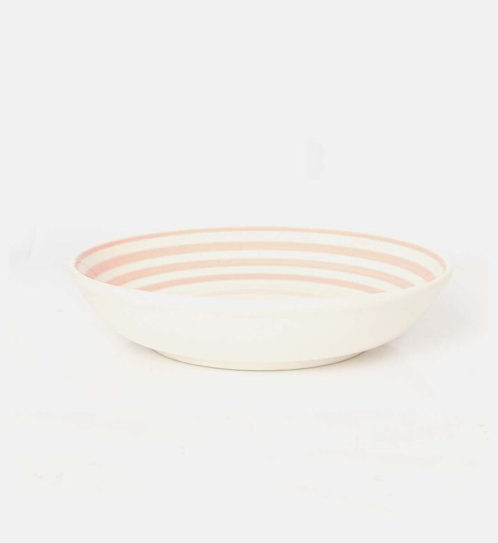 Easy Life Ceramic Color Mix Round-shape Bowl, Pink, Packshot View