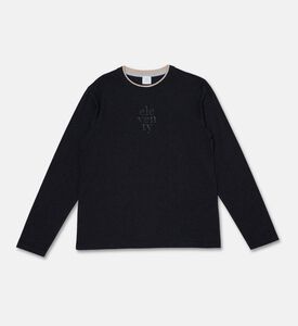 Eleventy Ribbed Crewneck T-shirt, Packshot View