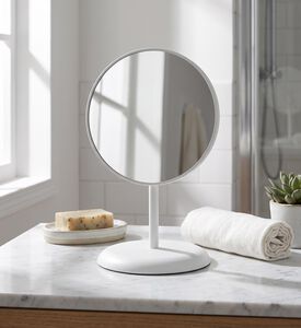 Kela Inga Metal Standing Mirror, Model View