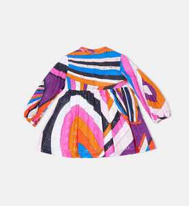 فستان قميص قطن بطبعة مارمو