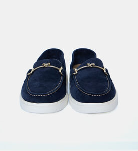 حذاء لوفرز ويف شامواه بلون بسكويت