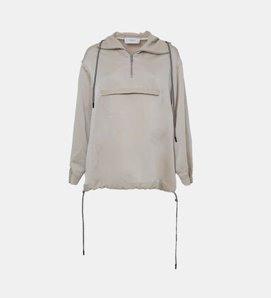 Half-zip Turn-down Collar Sweater