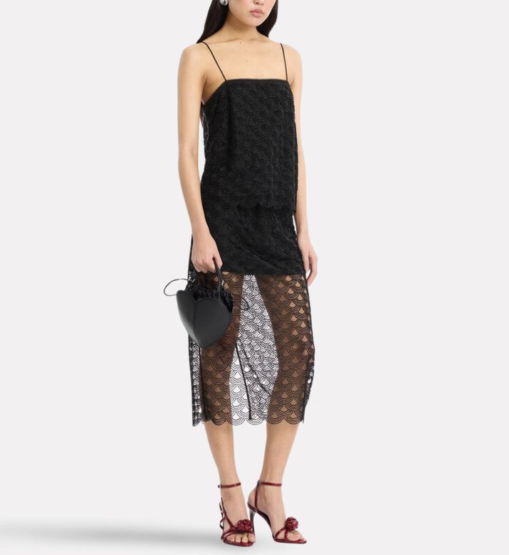 Rotate Top Sequins, Model View