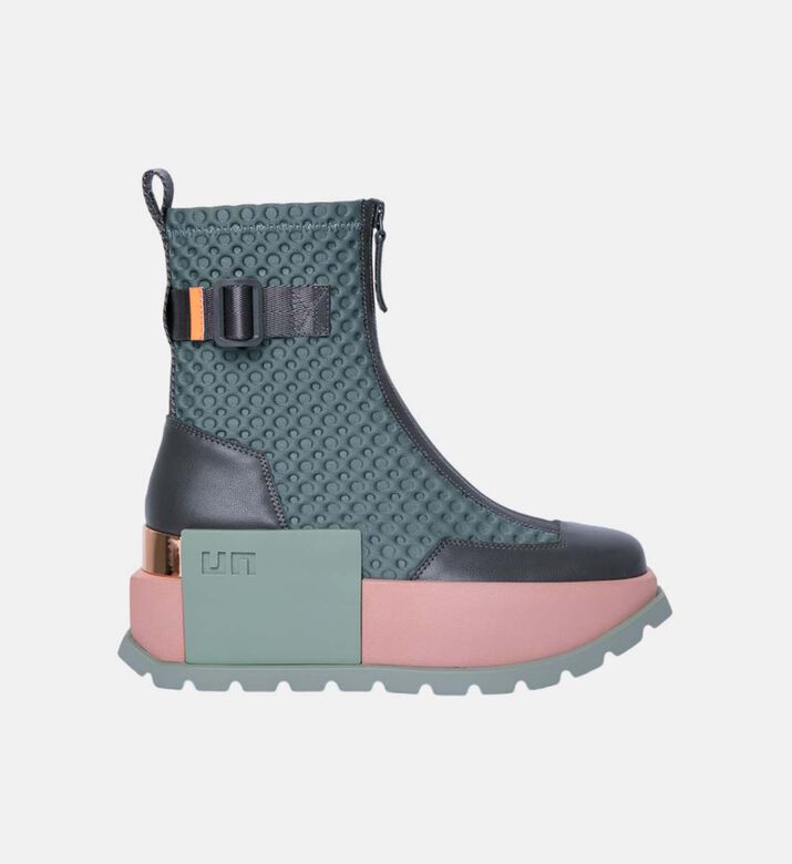 Roko Embossed Platform Boots