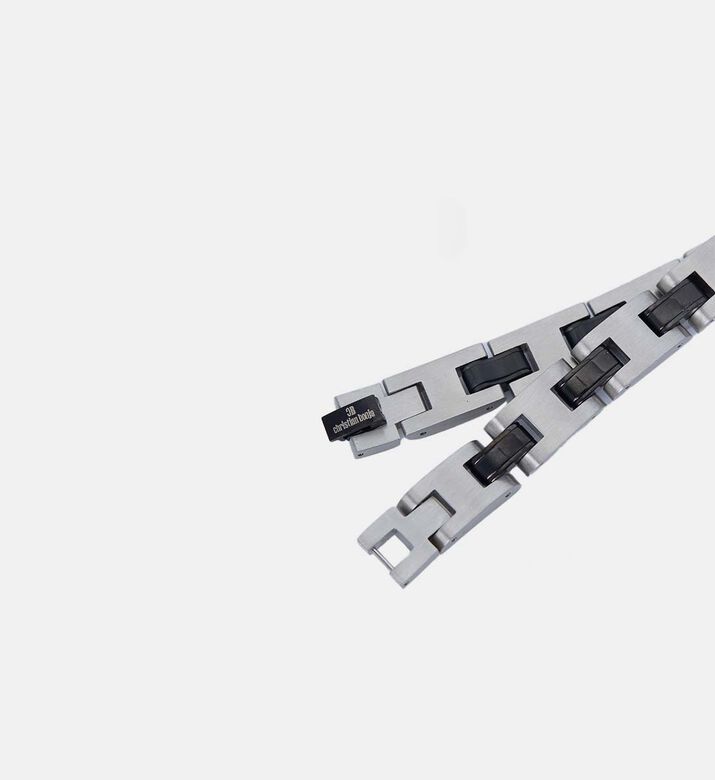Stainless Steel Black-details Bracelet
