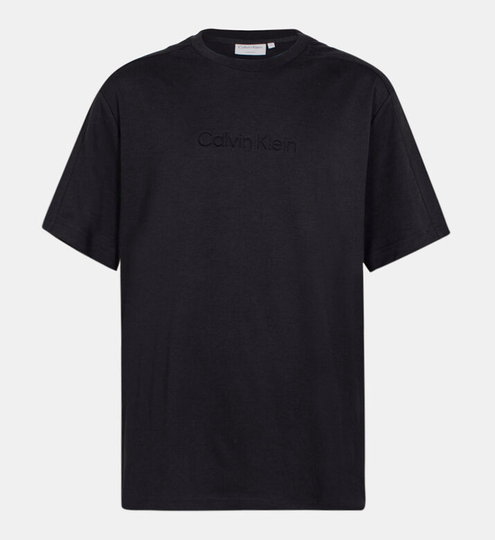 Embossed Logo Cotton T-shirt