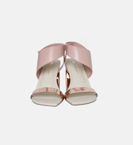 Curved Heel Ankle Strap Sandal