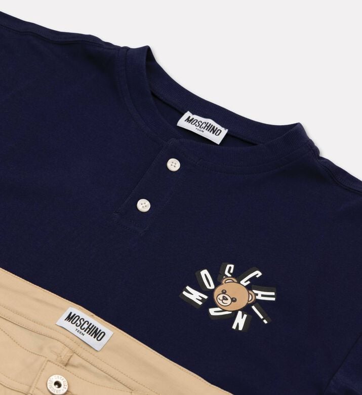 Moschino BKT Bear-print Matching 2-piece Short Set, Packshot View