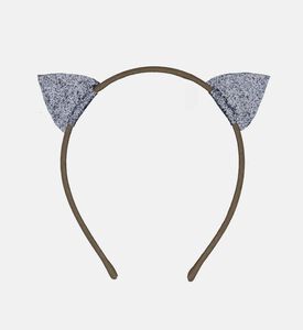 Glittered Cat Design Hair Band