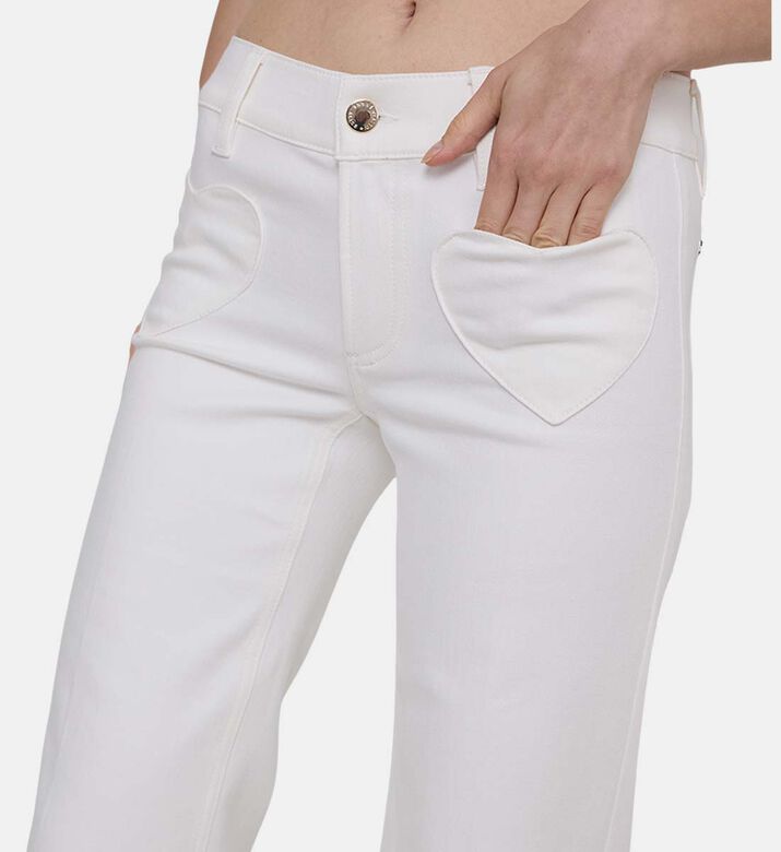 Slay Heart-pocket Straight-leg Pants