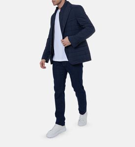 جاكيت مبطّن بأكمام طويلة