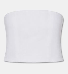 Forte-Forte Linen Viscose Bustier Top, Packshot View