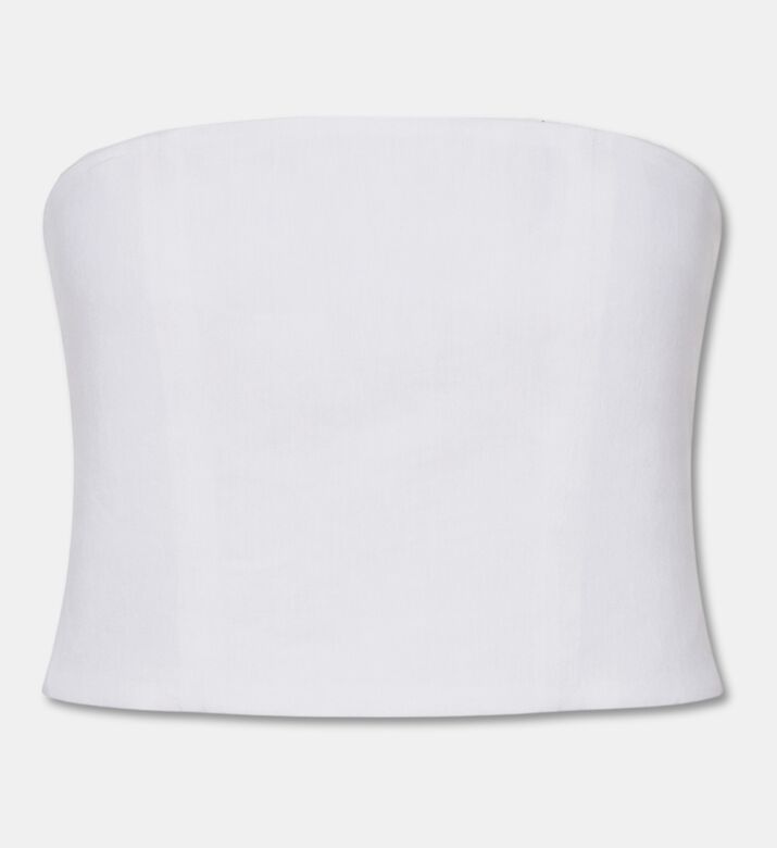 Forte-Forte Linen Viscose Bustier Top, Packshot View