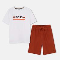 Cotton Logo-print Set